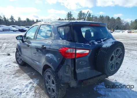 2018 Ford Ecosport S from USA, damaged, VIN MAJ3P1RE1JC244176